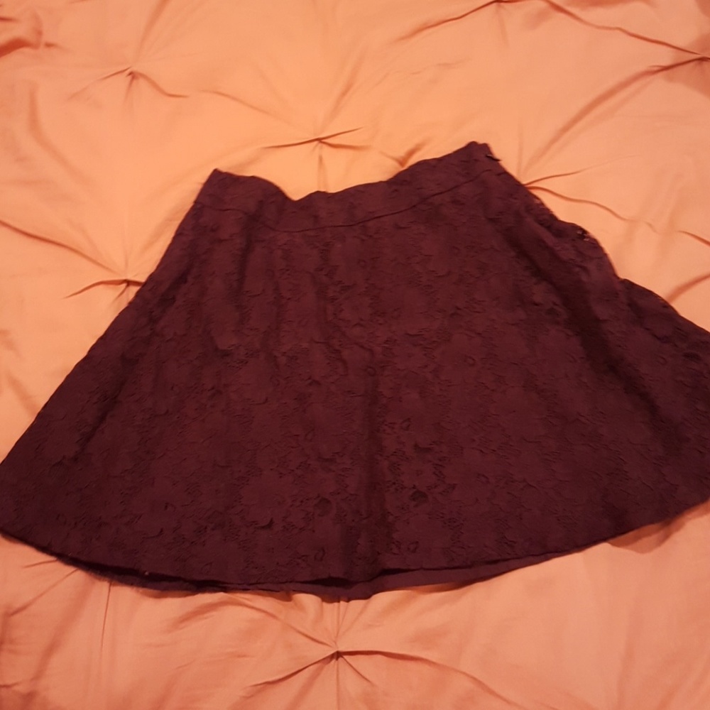 Lacy purple skirt
